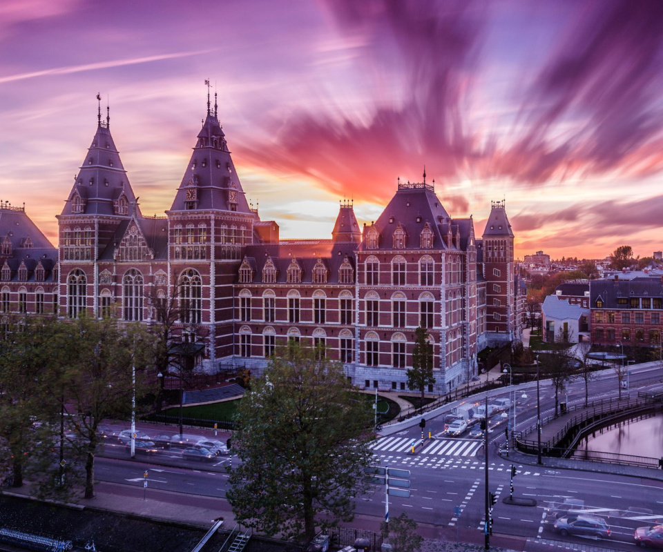 Fondo de pantalla Amsterdam Central Station, Centraal Station 960x800