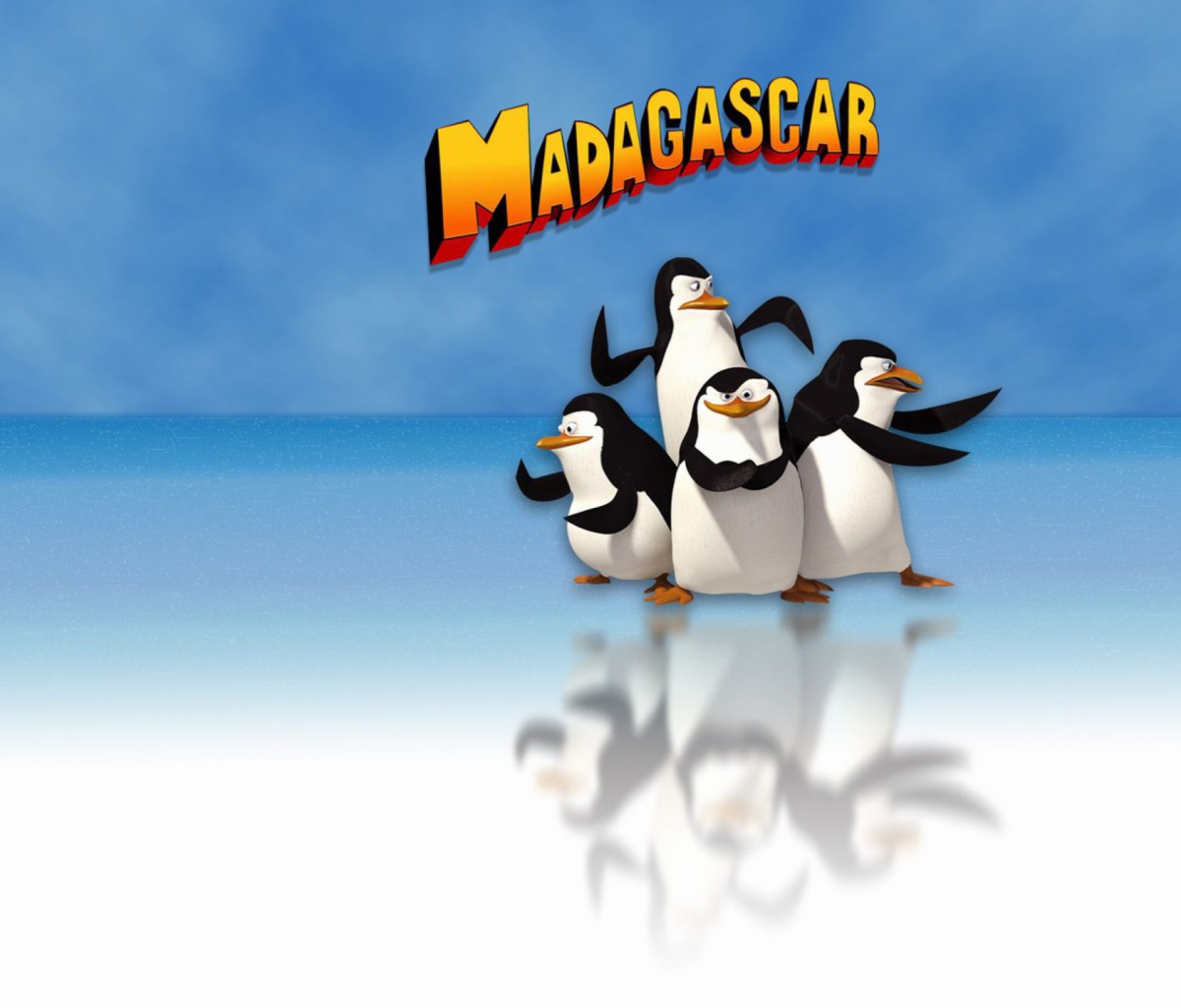 Das Penguins of Madagascar Wallpaper 1200x1024