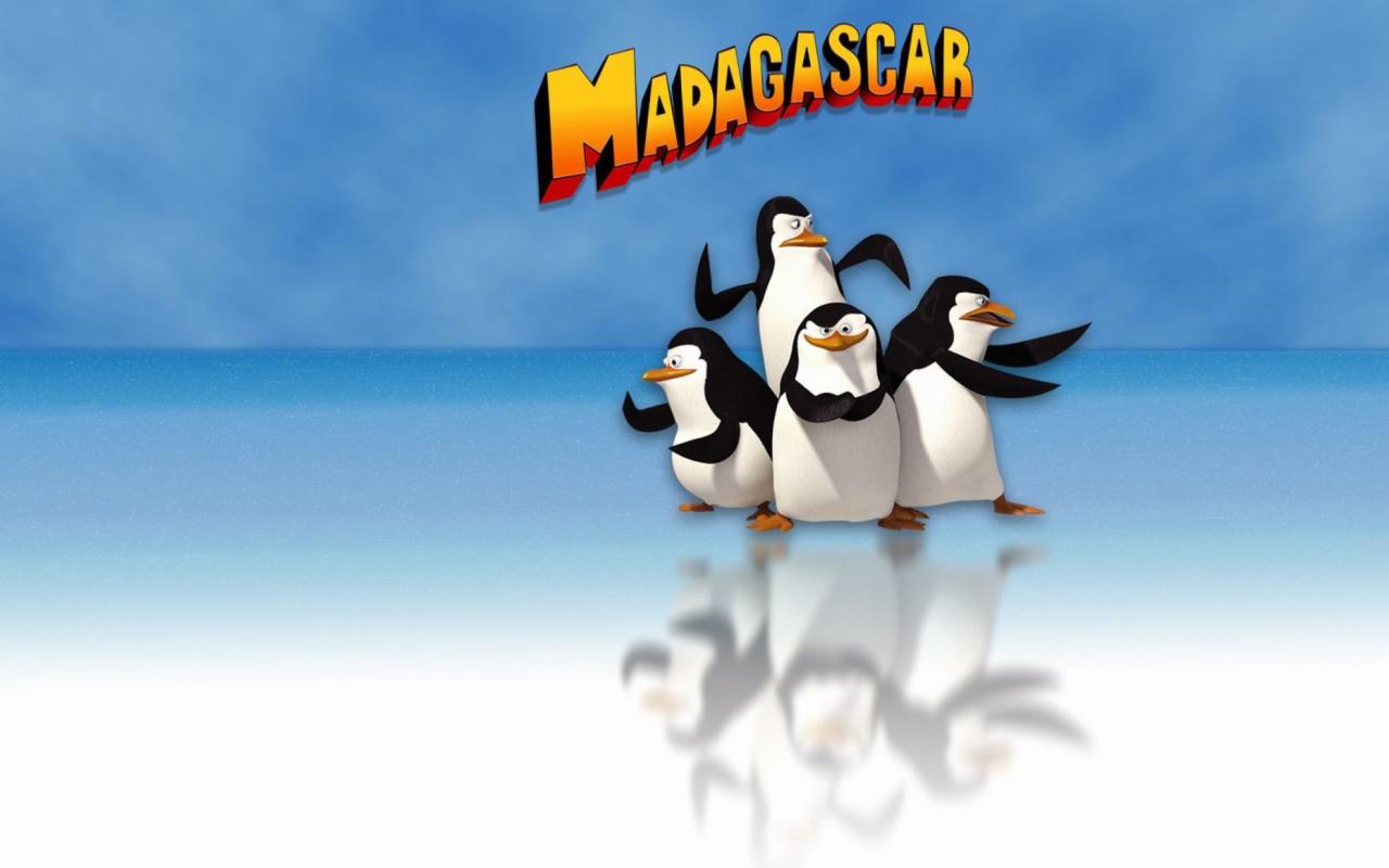 Screenshot №1 pro téma Penguins of Madagascar 1280x800