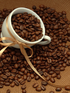 Screenshot №1 pro téma Coffee Beans 240x320