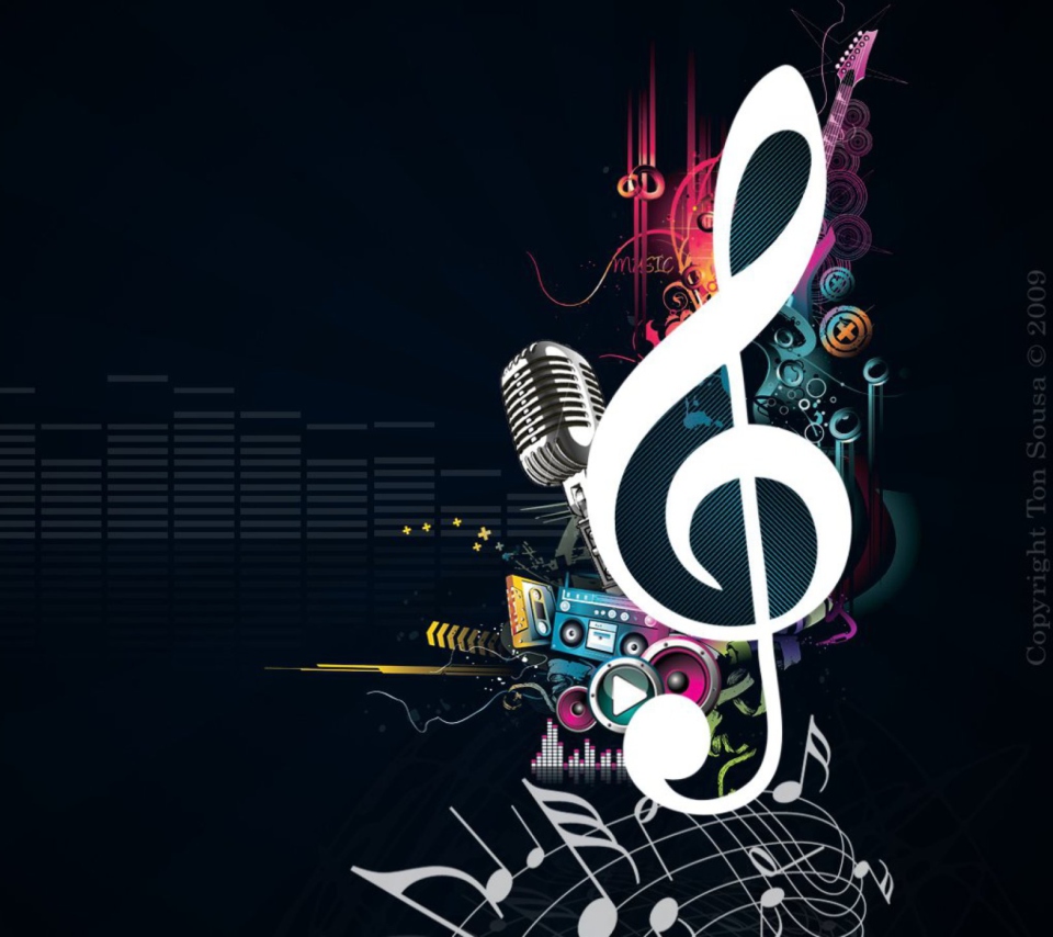 Fondo de pantalla Just Music 960x854