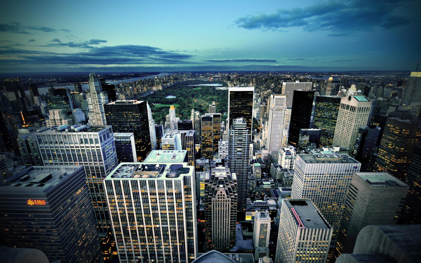 Screenshot №1 pro téma Manhattan New York Usa 1440x900