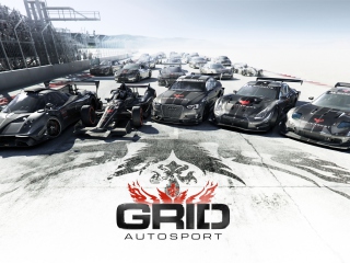 Das Grid Autosport Game Wallpaper 320x240