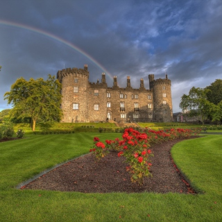 Kilkenny Castle in Ireland sfondi gratuiti per iPad