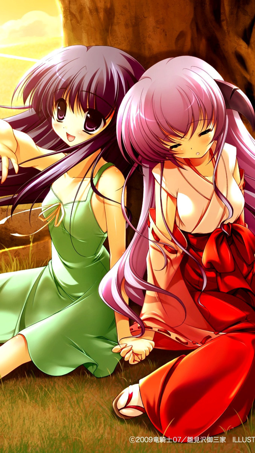 Hanyu and Rika in Higurashi screenshot #1 1080x1920