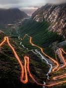 Trollstigen Serpentine Road in Norway screenshot #1 132x176