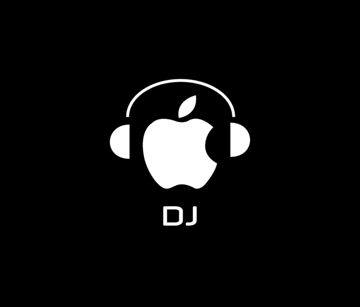 Apple DJ wallpaper 1200x1024