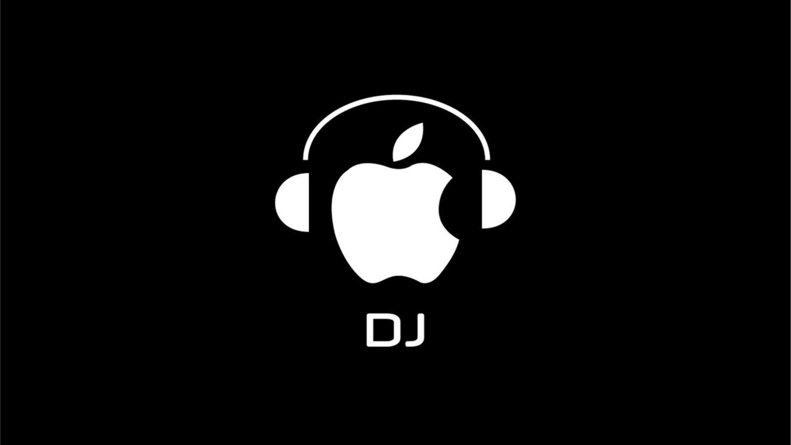 Das Apple DJ Wallpaper 1600x900