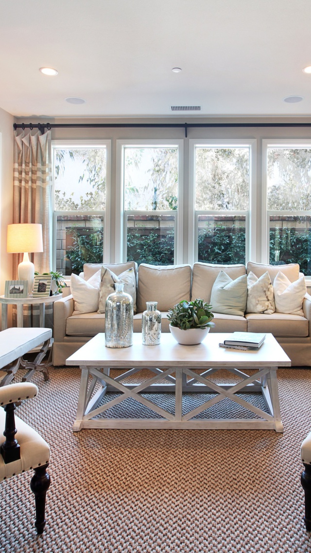 Interior Luxury Living Room wallpaper 640x1136