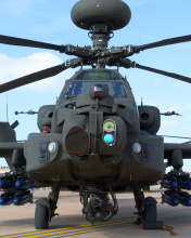 Обои Mi 28 Military Helicopter 176x220