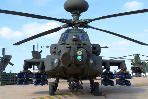 Mi 28 Military Helicopter wallpaper 480x320