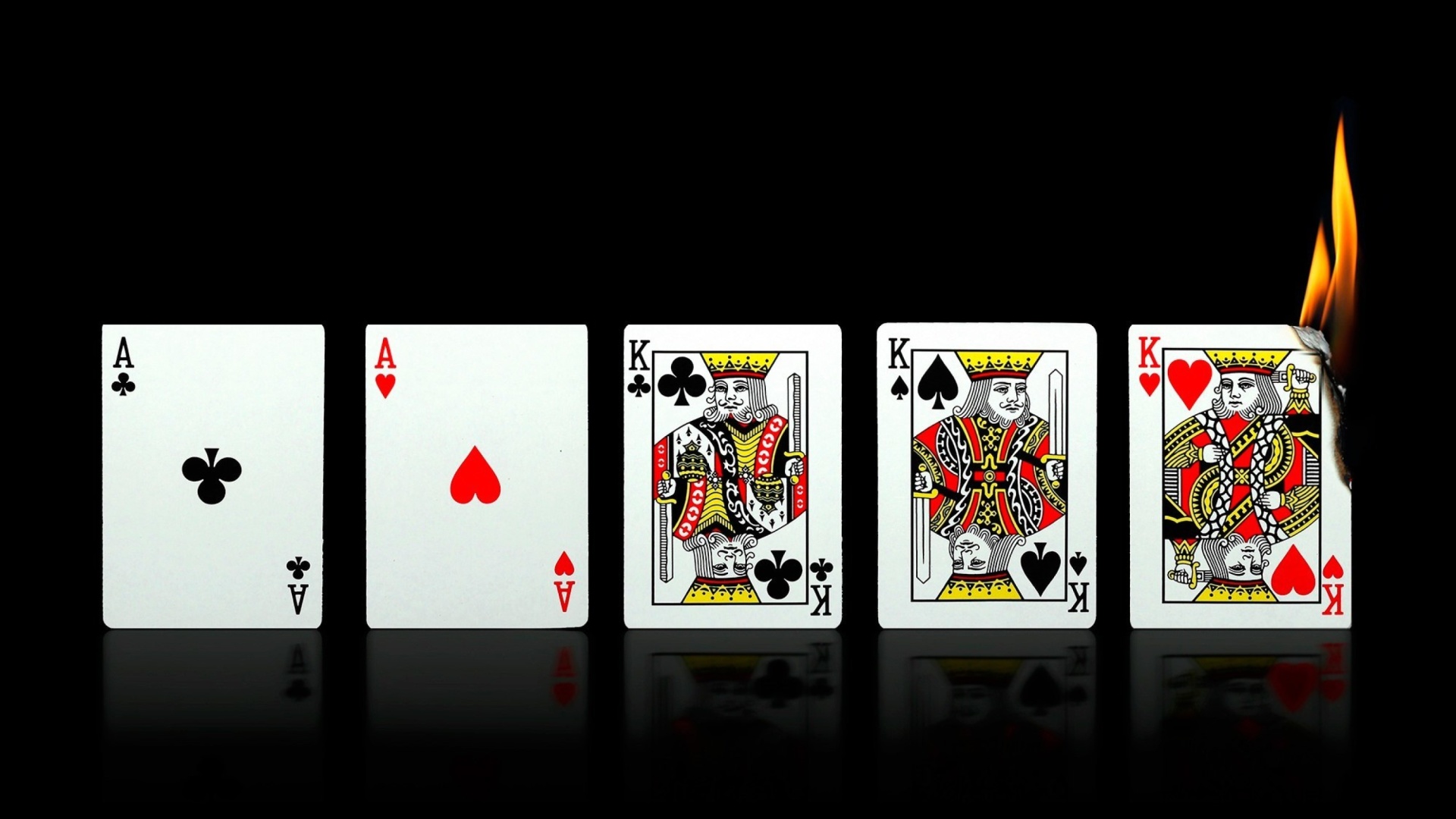 Обои Poker Playing Cards 1920x1080