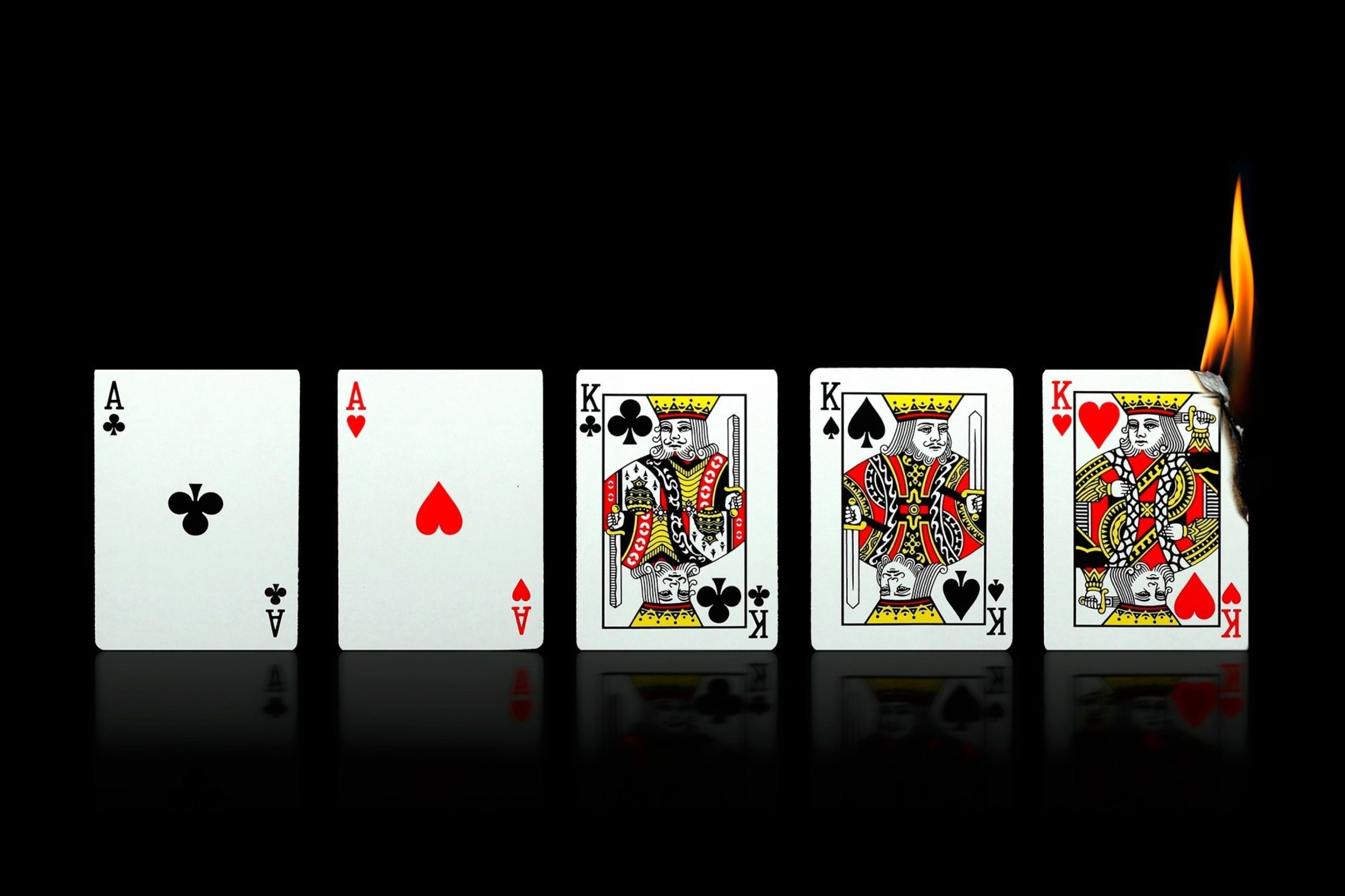 Das Poker Playing Cards Wallpaper 2880x1920