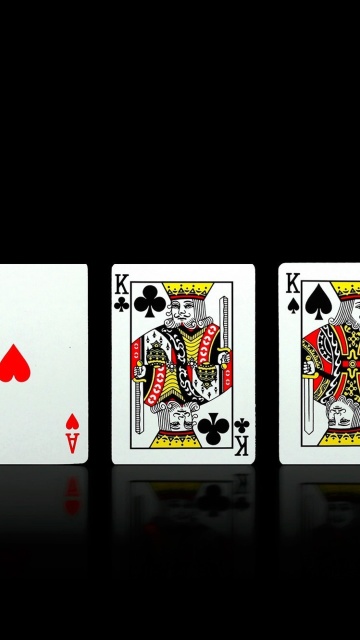 Das Poker Playing Cards Wallpaper 360x640