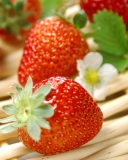 Screenshot №1 pro téma Fresh Strawberries 128x160