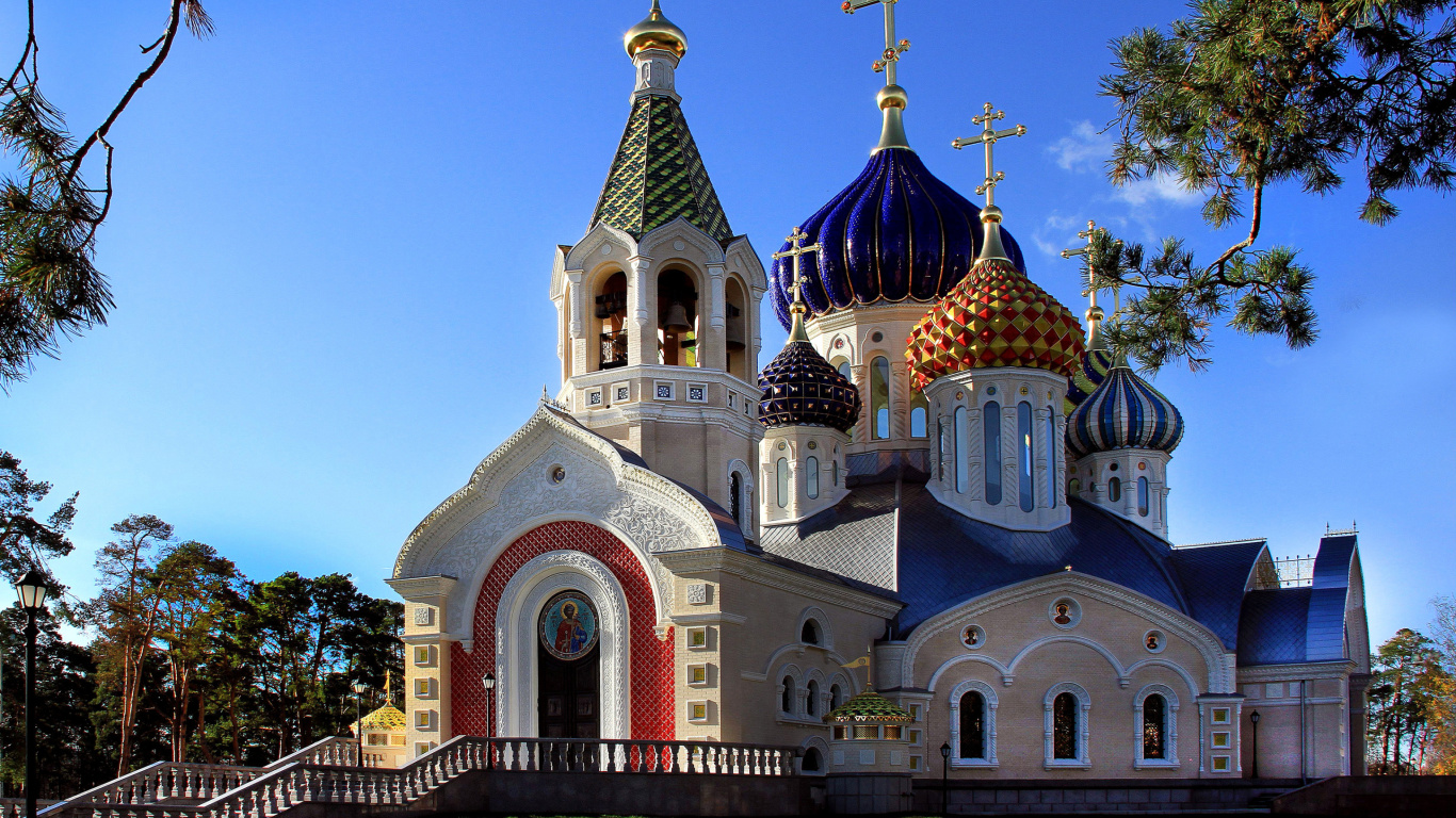 Обои Orthodox Church 1366x768