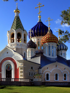 Обои Orthodox Church 240x320