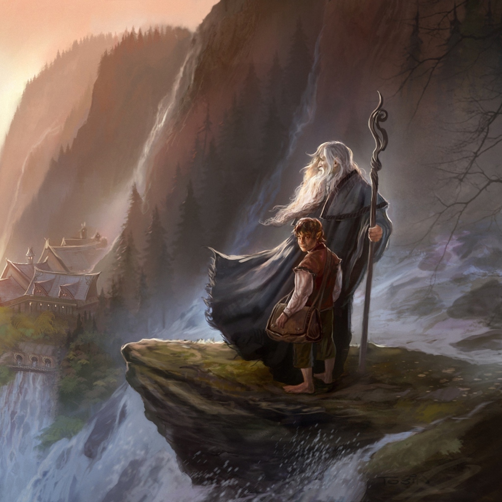 The Hobbit An Unexpected Journey - Gandalf wallpaper 1024x1024