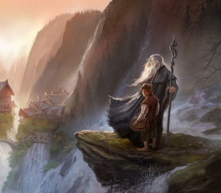 Kostenloses The Hobbit An Unexpected Journey - Gandalf Wallpaper für iPad 2