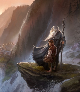 The Hobbit An Unexpected Journey - Gandalf papel de parede para celular para Nokia X7