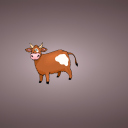 Screenshot №1 pro téma Funny Cow Illustration 128x128