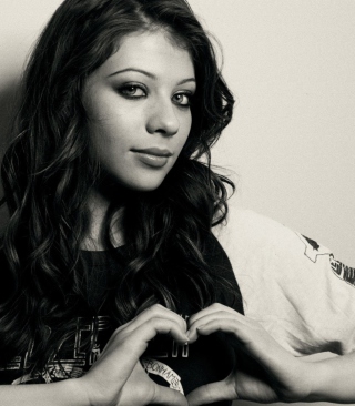 Michelle Trachtenberg Monochrome - Obrázkek zdarma pro iPhone 5C