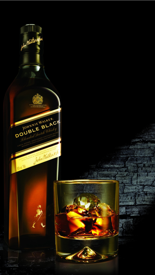 Fondo de pantalla Whiskey Bottle 640x1136