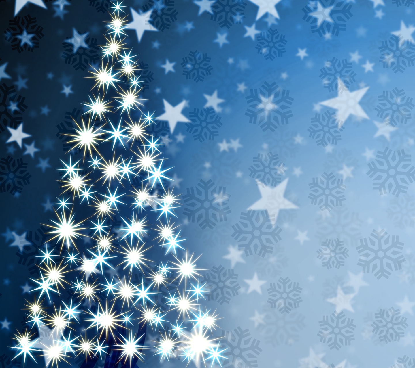 Fondo de pantalla Christmas Tree Art 1440x1280