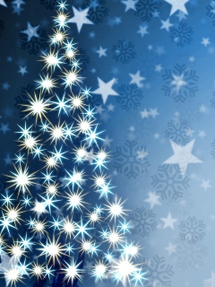 Screenshot №1 pro téma Christmas Tree Art 240x320