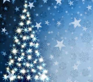 Kostenloses Christmas Tree Art Wallpaper für iPad