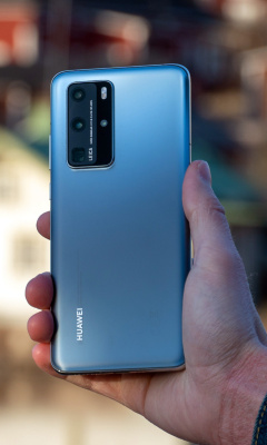 Das Huawei P40 Pro with best Ultra Vision Camera Wallpaper 240x400