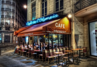 Paris Cafe sfondi gratuiti per 220x176