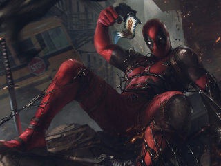 Deadpool Comics wallpaper 320x240