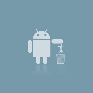 Android Against Apple - Obrázkek zdarma pro iPad mini 2