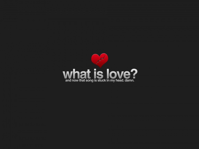 Fondo de pantalla What is Love 640x480