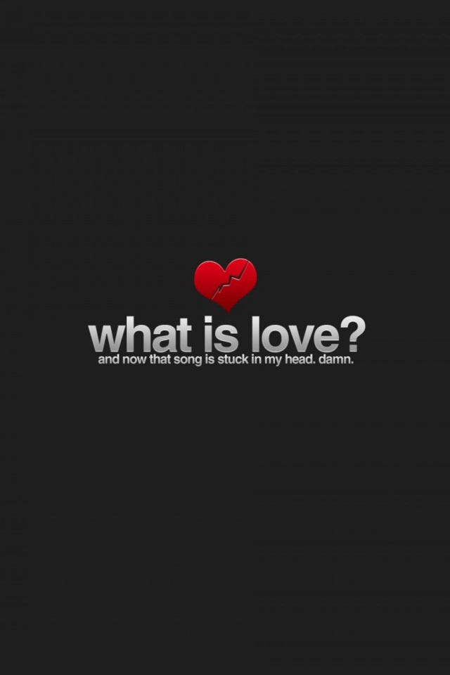What is Love wallpaper 640x960