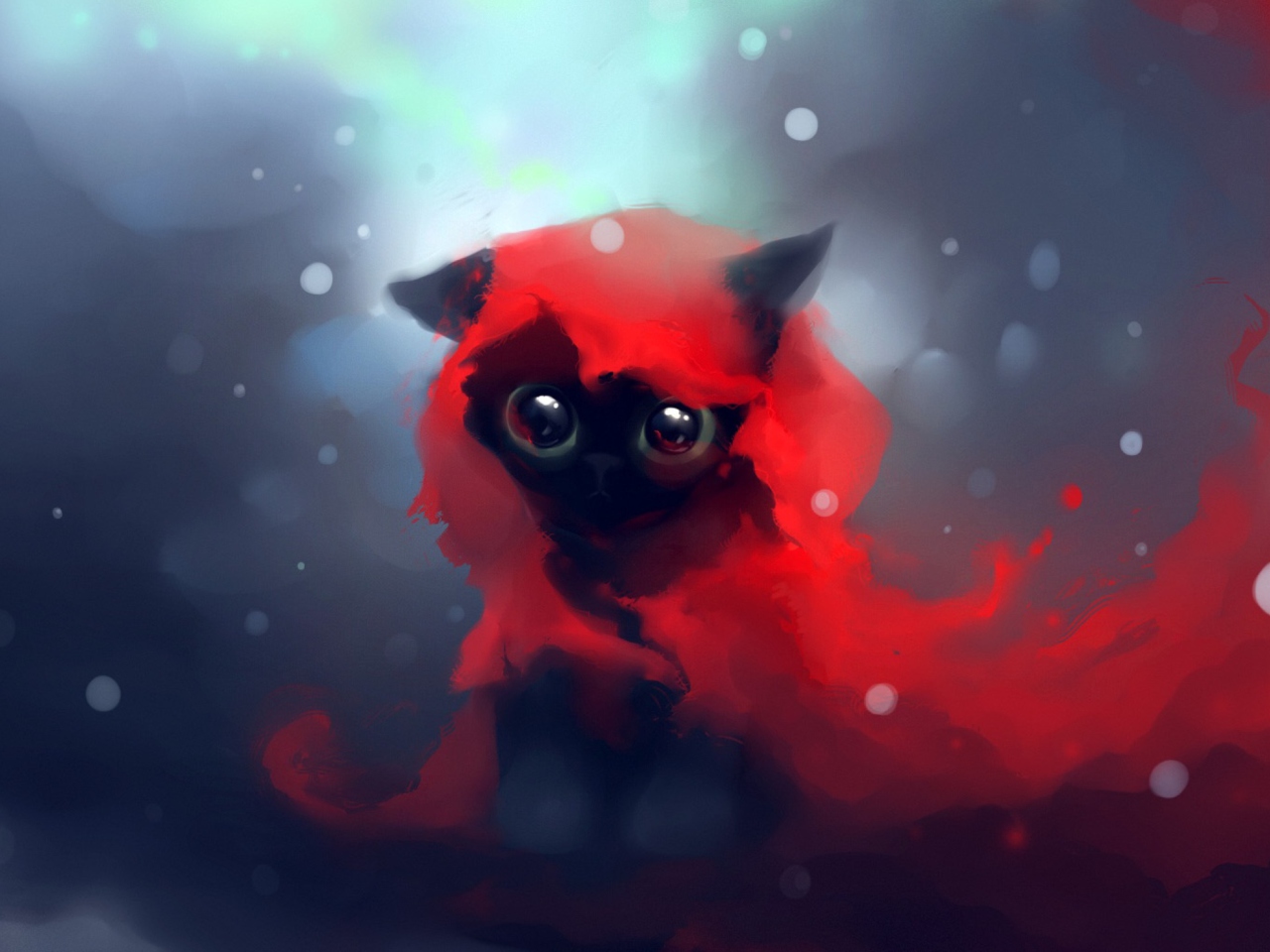 Screenshot №1 pro téma Red Riding Hood Cat 1280x960
