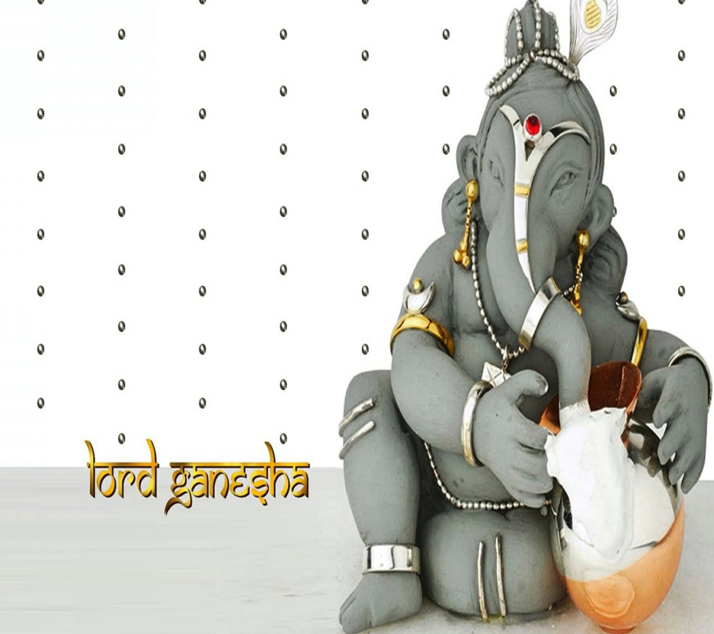 Das Lord Ganesha Wallpaper 1440x1280