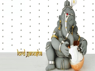 Das Lord Ganesha Wallpaper 320x240