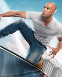 Sfondi Fast & Furious Supercharged Poster with Vin Diesel 128x160
