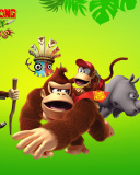 Обои Donkey Kong Country Returns Arcade Game 128x160