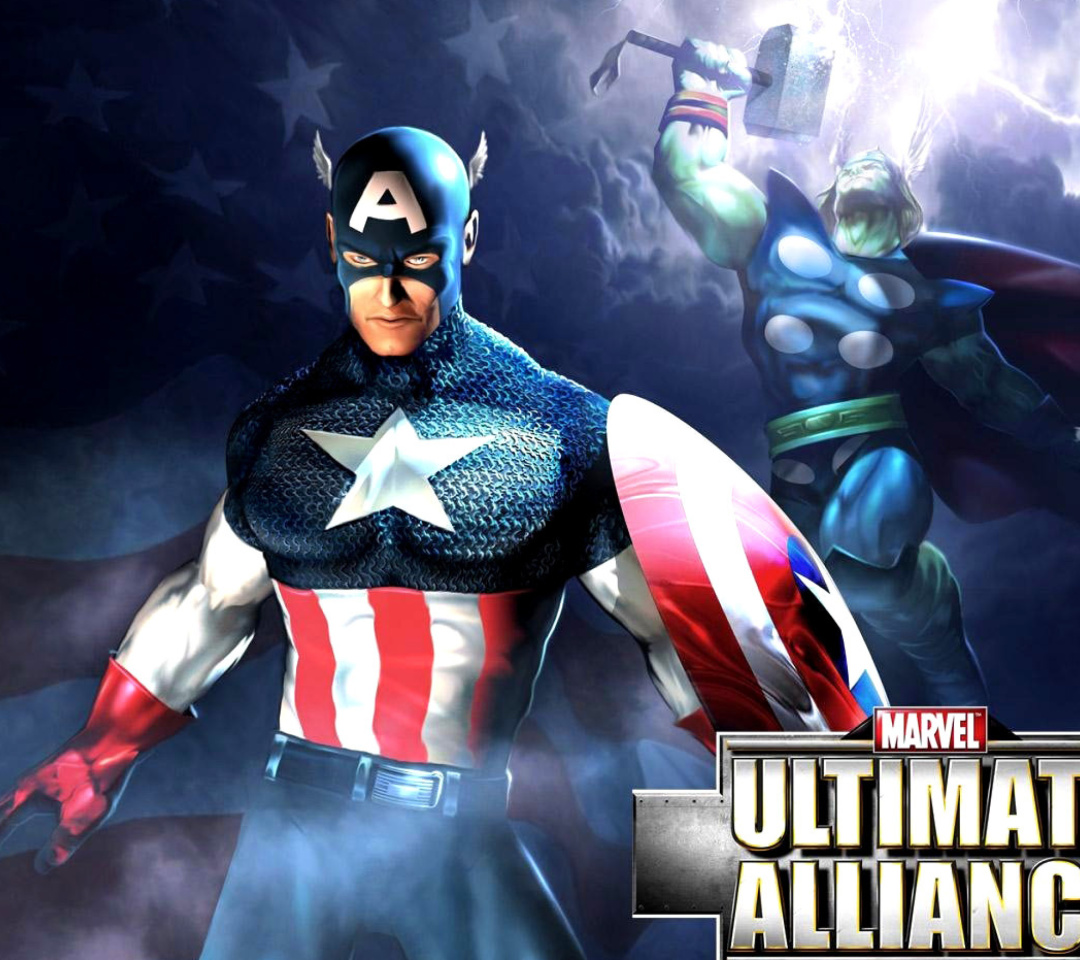 Обои Marvel Ultimate Alliance 2 Hero 1080x960