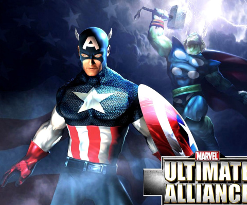 Обои Marvel Ultimate Alliance 2 Hero 480x400