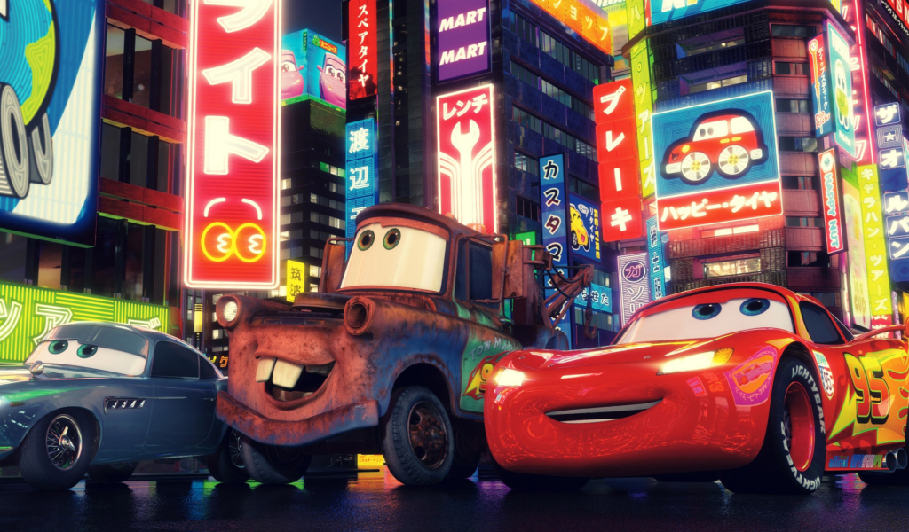 Cars The Movie wallpaper 1024x600