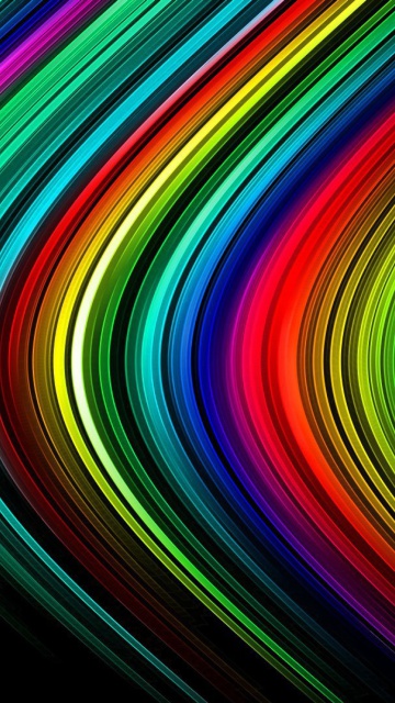 Screenshot №1 pro téma Rainbow Lines 360x640