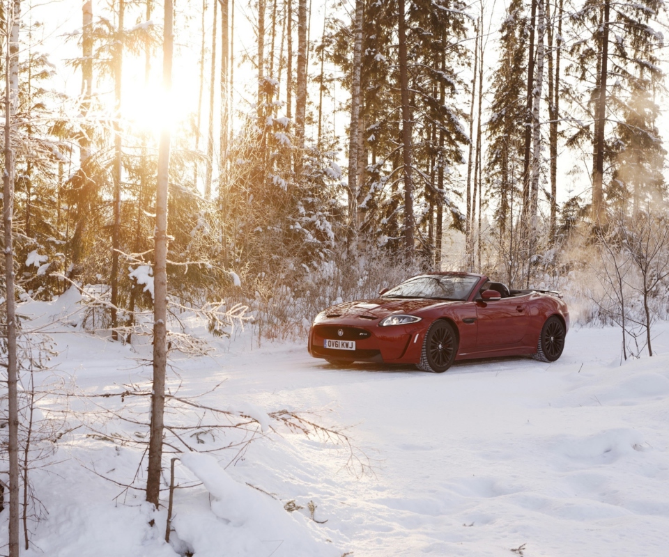 Jaguar XKR-S Convertible wallpaper 960x800