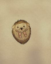 Das Cute Hedgehog Wallpaper 176x220