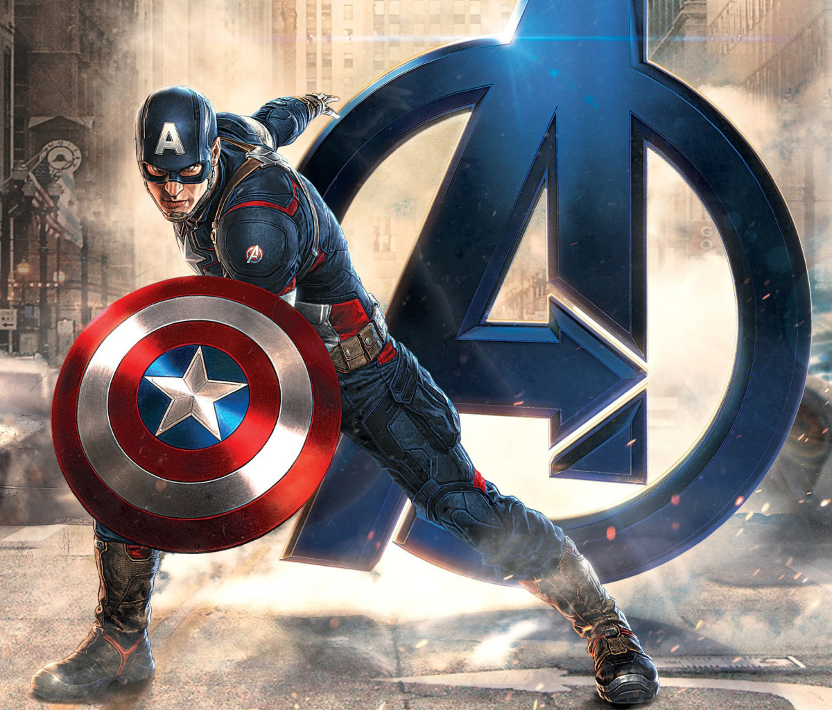 Das Captain America Marvel Avengers Wallpaper 1200x1024