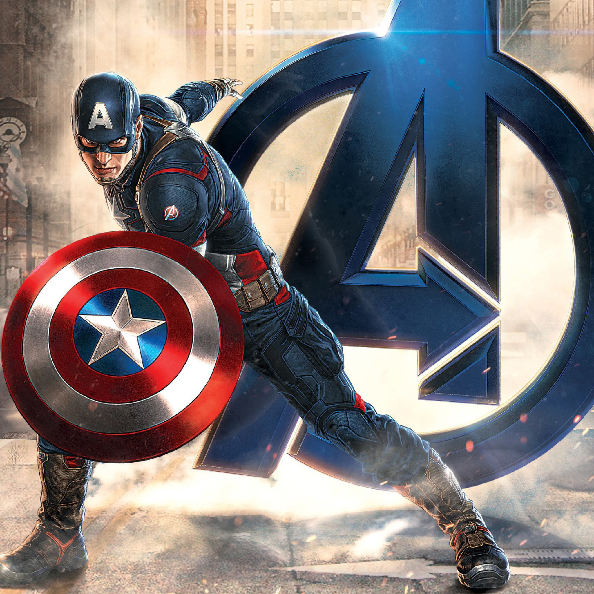 Screenshot №1 pro téma Captain America Marvel Avengers 2048x2048