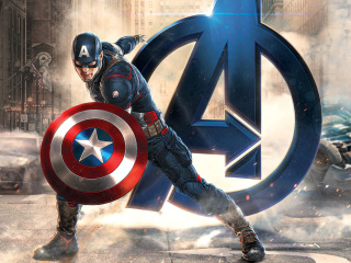Sfondi Captain America Marvel Avengers 320x240